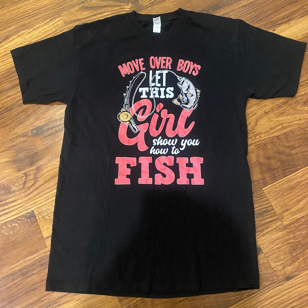 Move over Boys black Pink 100% Cotton Tshirt